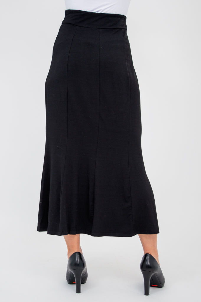 Richmond Skirt, Black, Bamboo - Final Sale