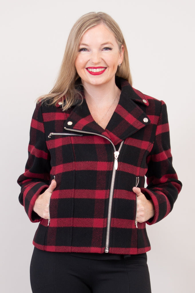 Ronnie Jacket, Buffalo Plaid, Boiled Wool - FInal Sale