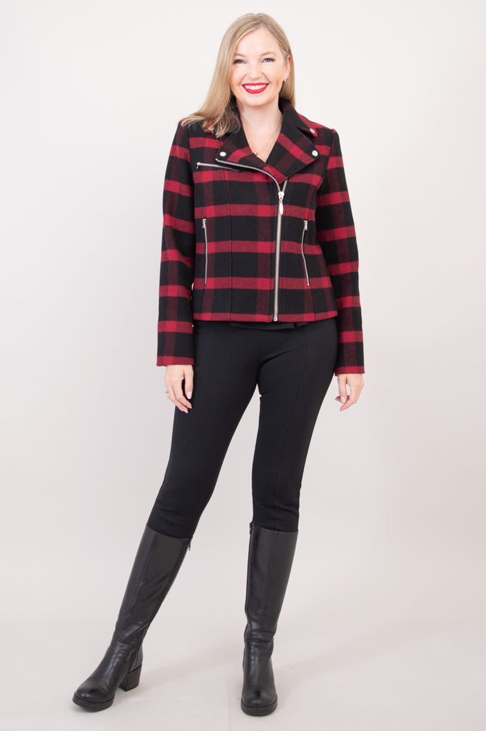 Ronnie Jacket, Buffalo Plaid, Boiled Wool - FInal Sale