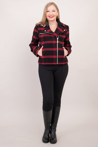 Ronnie Jacket, Buffalo Plaid, Boiled Wool - FInal Sale