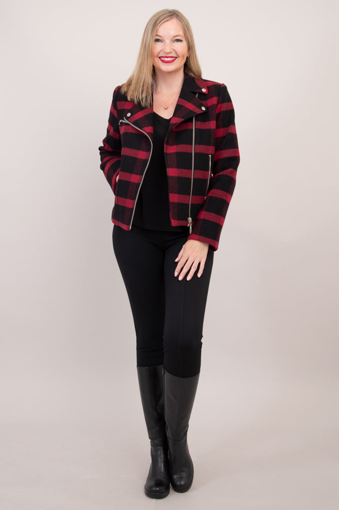 Ronnie Jacket, Buffalo Plaid, Boiled Wool - FInal Sale