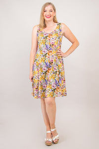Sara Dress, Elodie, Linen Bamboo- Final Sale