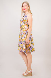 Sara Dress, Elodie, Linen Bamboo- Final Sale
