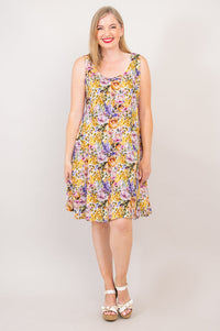 Sara Dress, Elodie, Linen Bamboo- Final Sale