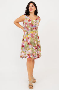 Sara Dress, Norwich, Linen Bamboo - Final Sale