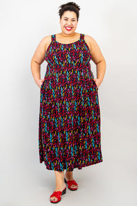 Shauna Maxi Dress, Conga, Linen Bamboo - Final Sale