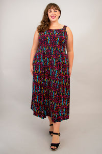 Shauna Maxi Dress, Conga, Linen Bamboo - Final Sale