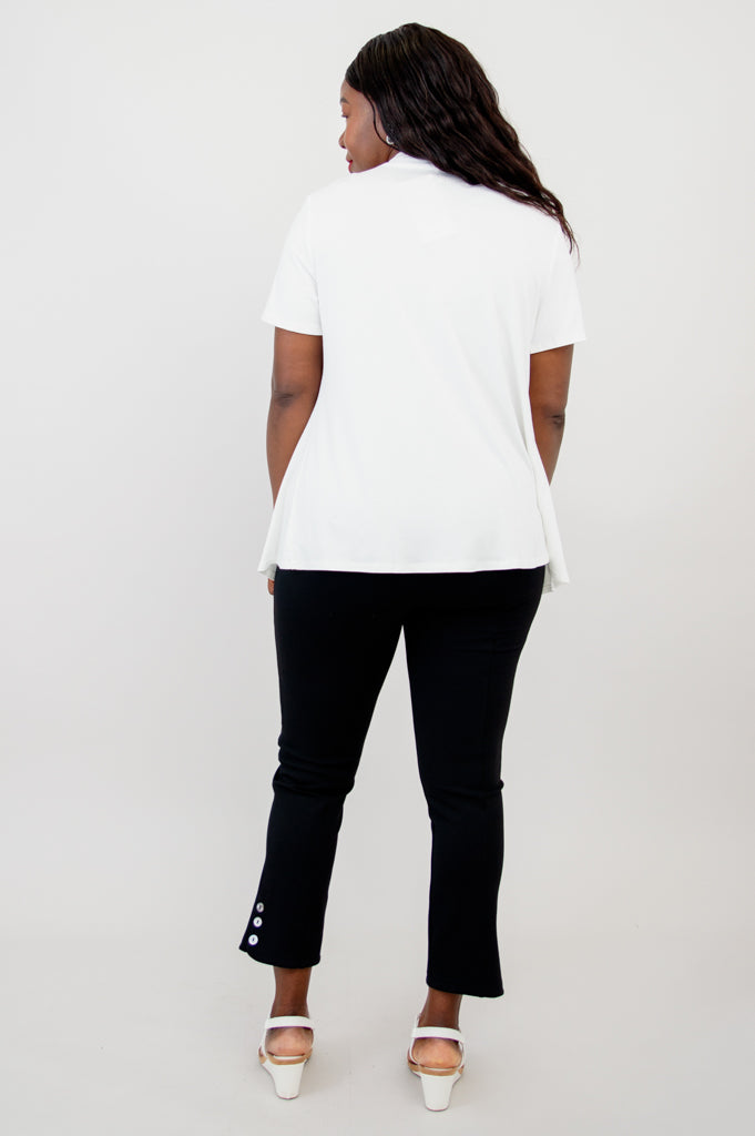 Sherry Jacket, White, Bamboo- Final Sale