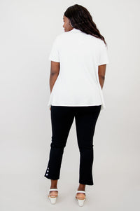 Sherry Jacket, White, Bamboo- Final Sale