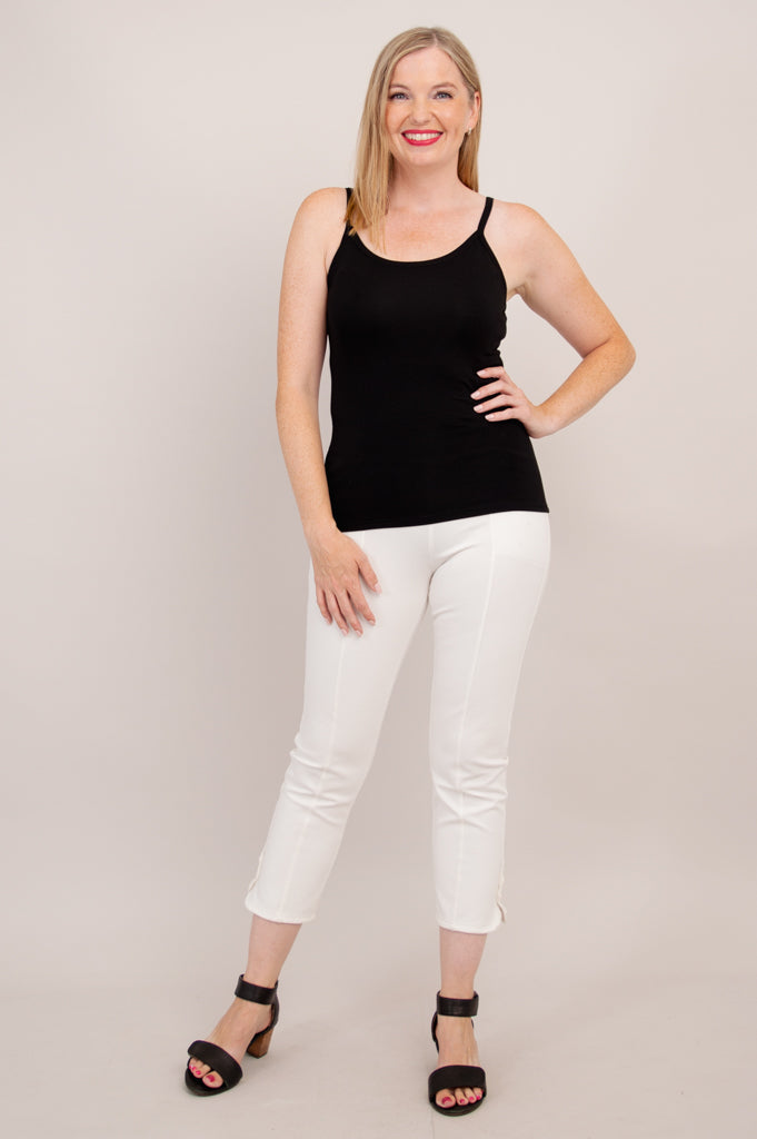 Silo Tank, Black, Bamboo