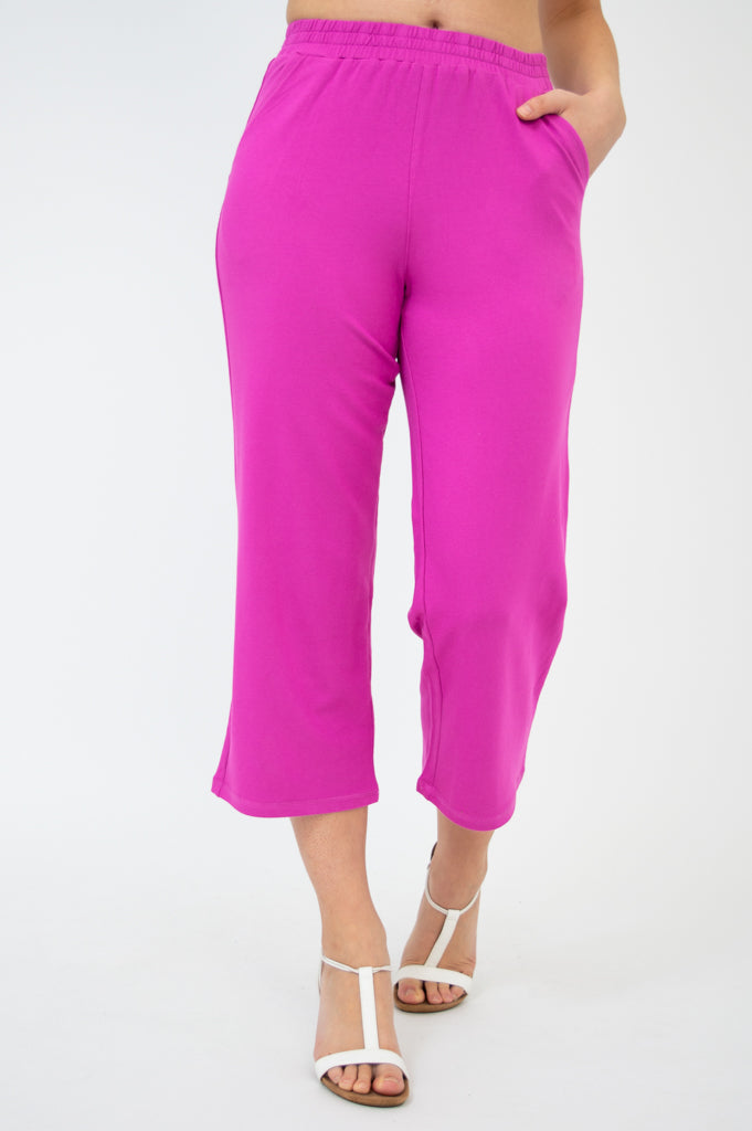 Sky Pant, Magenta, Cotton - Final Sale