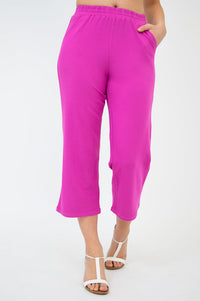 Sky Pant, Magenta, Cotton - Final Sale