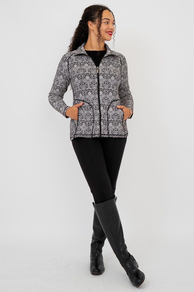 Sona Jacket, Demask, Bamboo - Final Sale