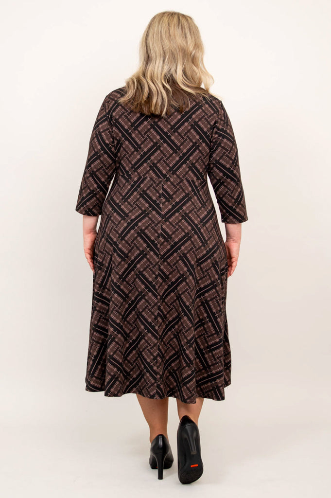 Soul Dress, Rich Plaid, Bamboo - Final Sale