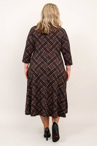 Soul Dress, Rich Plaid, Bamboo - Final Sale