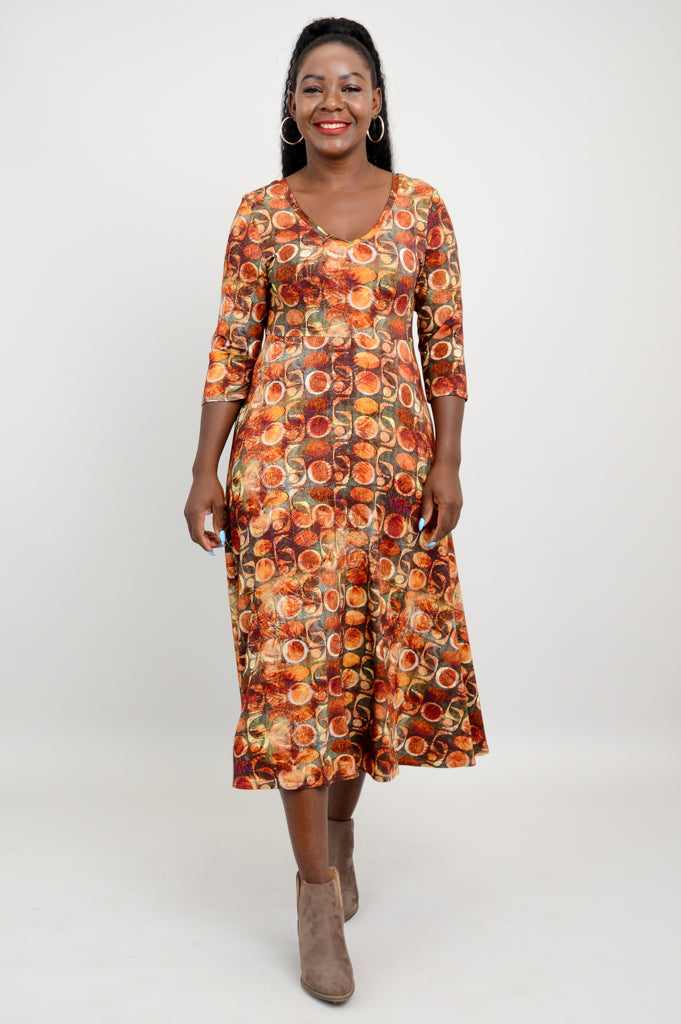 Soul Dress, Walnut, Bamboo - Final Sale