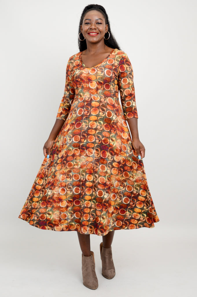 Soul Dress, Walnut, Bamboo - Final Sale