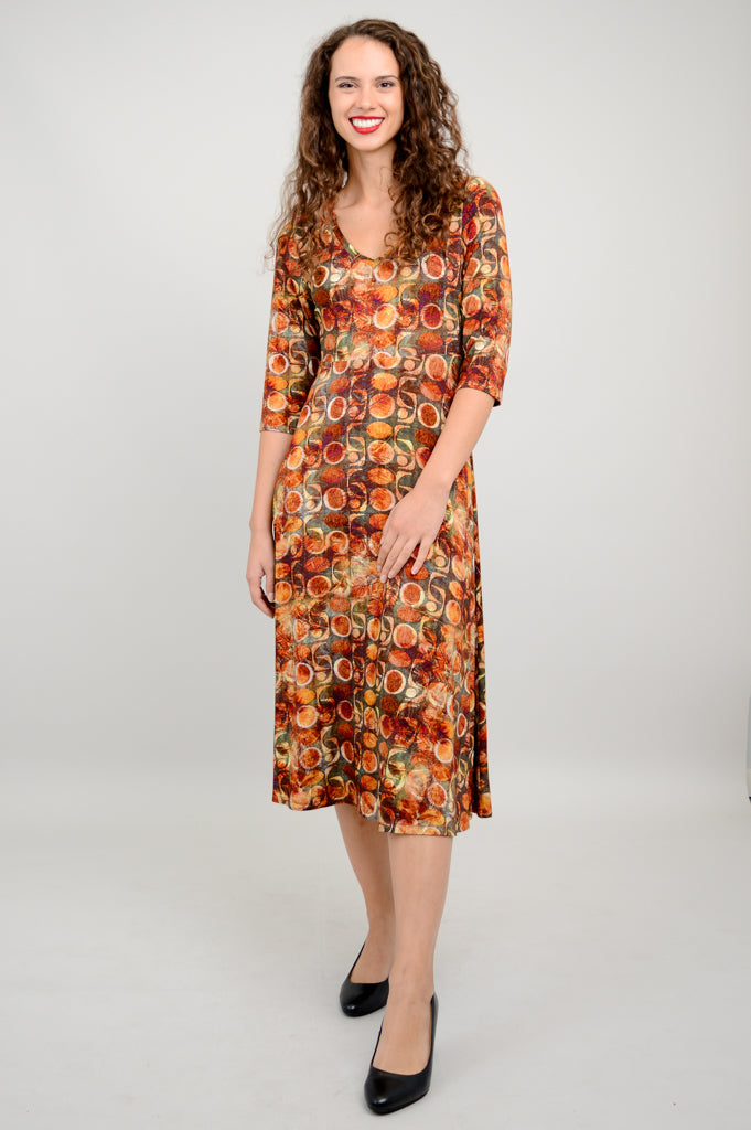 Soul Dress, Walnut, Bamboo - Final Sale