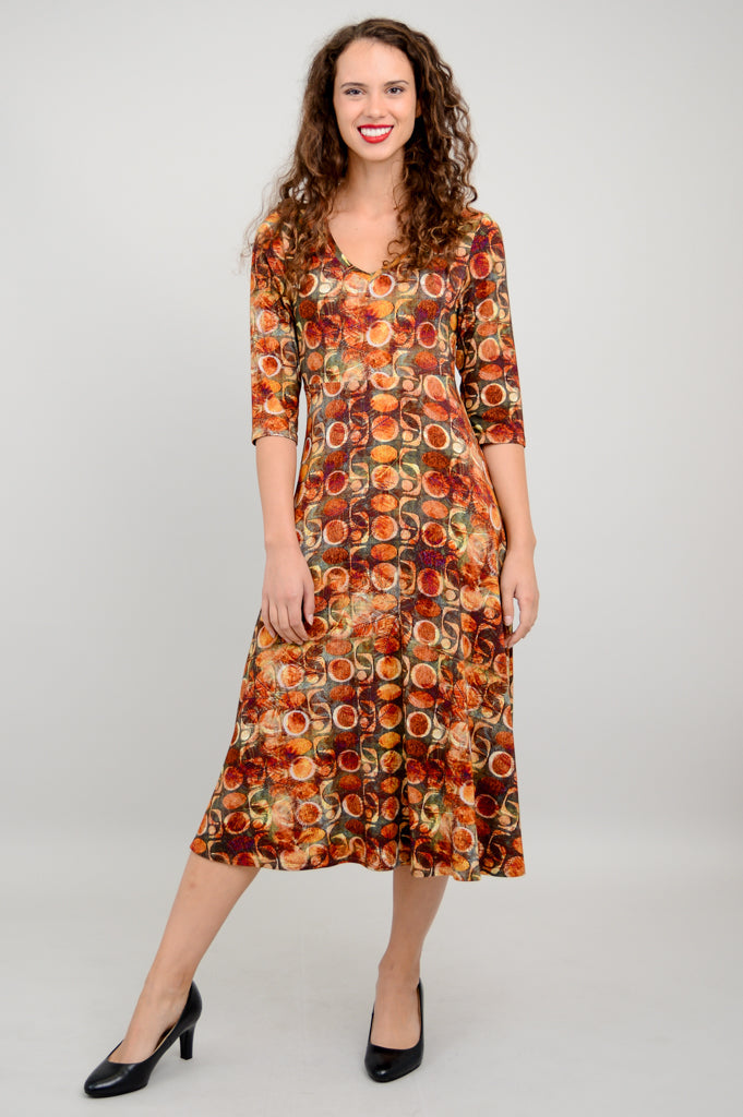 Soul Dress, Walnut, Bamboo - Final Sale