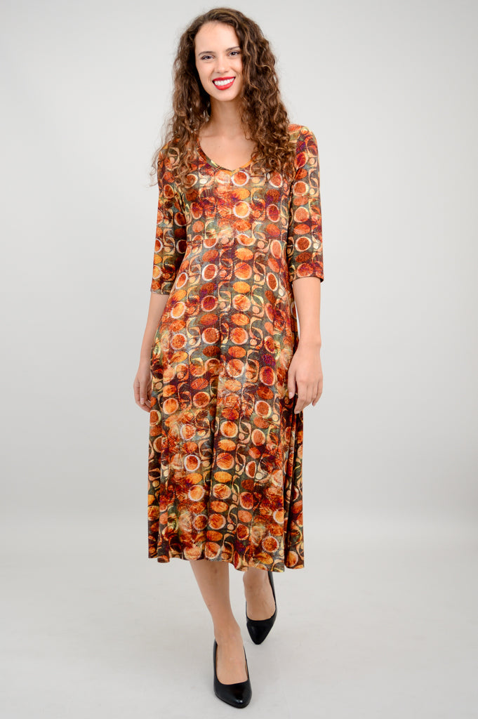 Soul Dress, Walnut, Bamboo - Final Sale