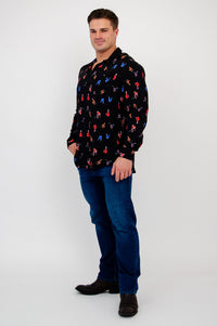 Stephano Shirt, Hockey, Woven Bamboo