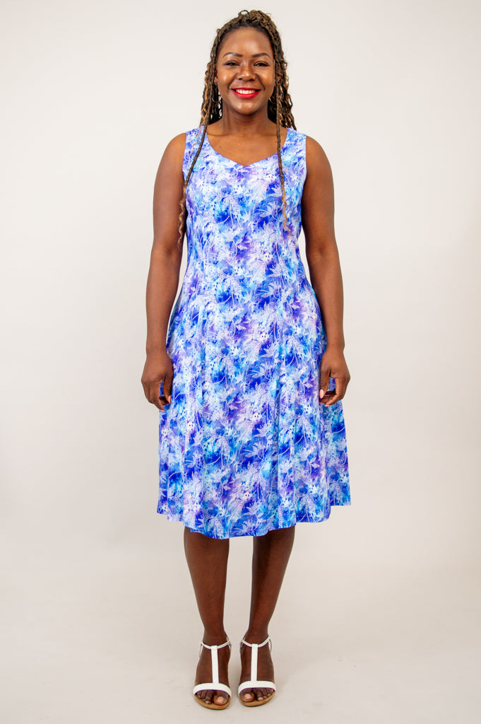 Sweet Sara Dress, Dotty, Linen Bamboo - Final Sale