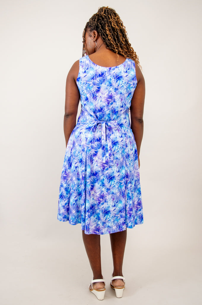 Sweet Sara Dress, Dotty, Linen Bamboo - Final Sale