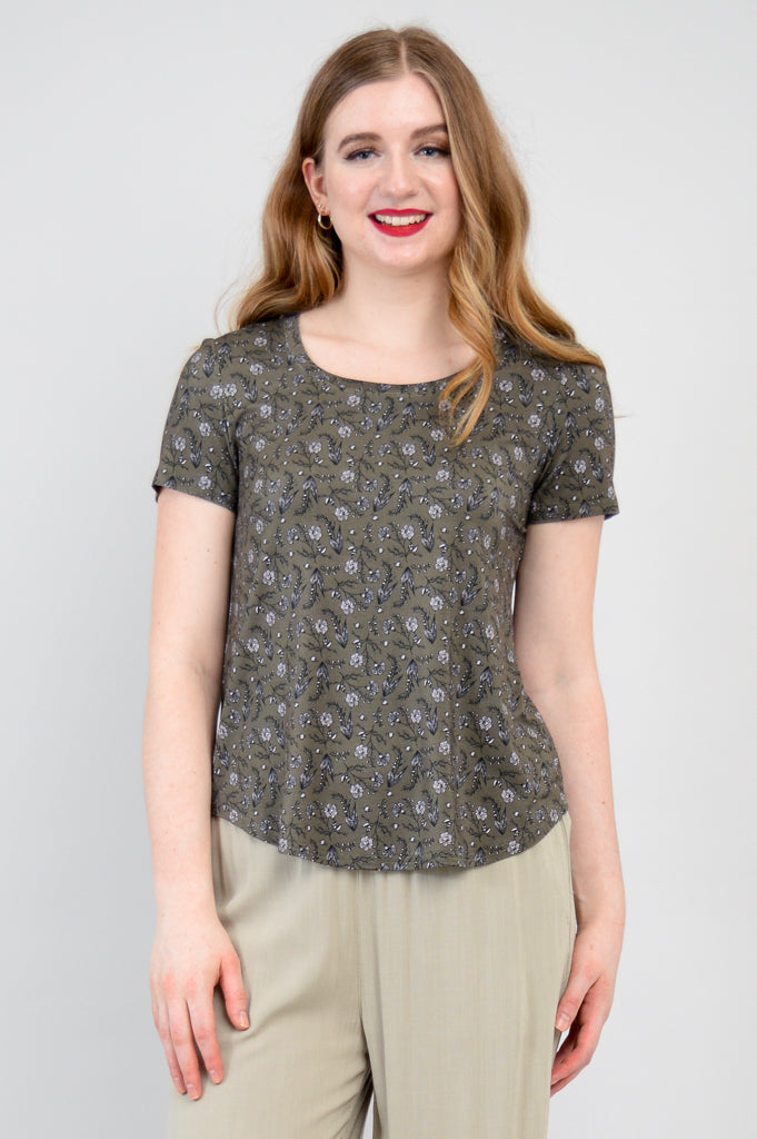Tessa Tee, Daffodils, Bamboo - Final Sale