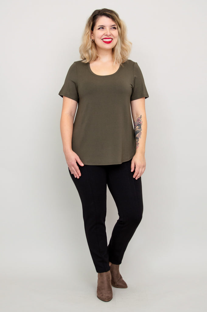 Tessa Tee, Khaki, Bamboo