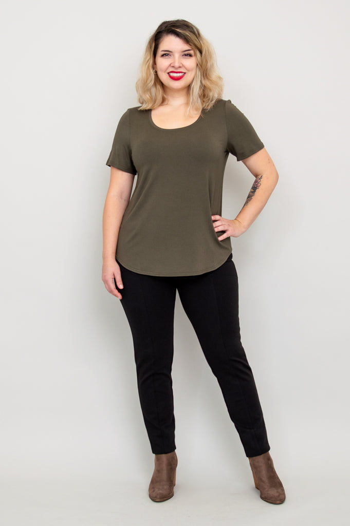 Tessa Tee, Khaki, Bamboo