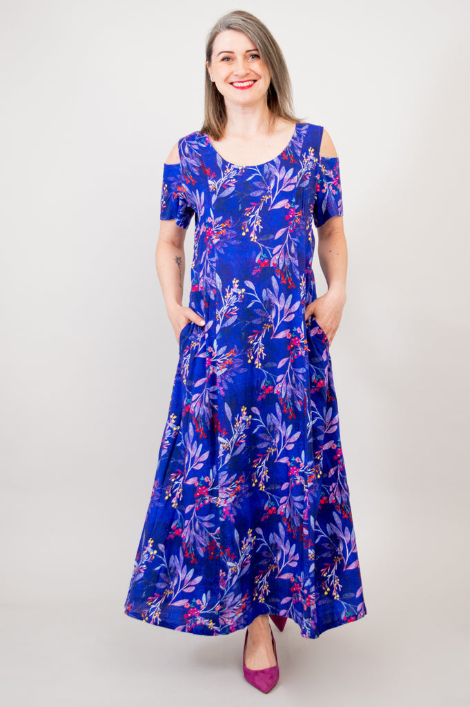 Trina Dress, Violetta, Linen Bamboo - Final Sale