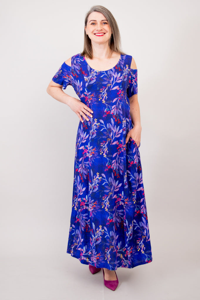 Trina Dress, Violetta, Linen Bamboo - Final Sale
