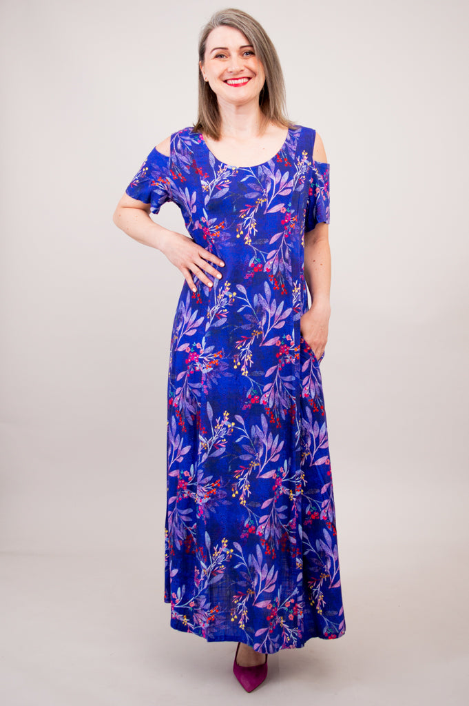 Trina Dress, Violetta, Linen Bamboo - Final Sale
