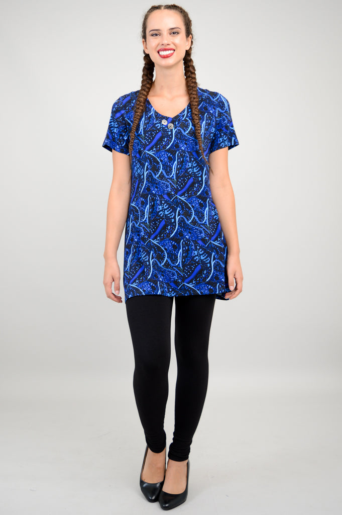Vana Tunic, Ancient Dot, Bamboo - Final Sale