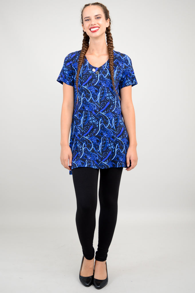 Vana Tunic, Ancient Dot, Bamboo - Final Sale
