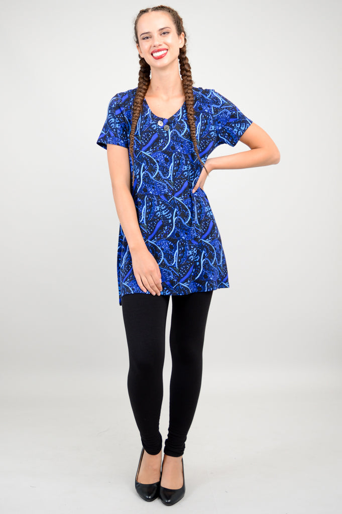 Vana Tunic, Ancient Dot, Bamboo - Final Sale