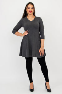Wilma Tunic, Graphite, Bamboo - Final Sale