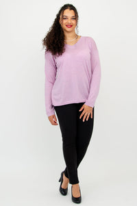Wishes Sweater, Dusty Rose, 100% Merino Wool- Final Sale