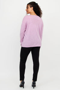 Wishes Sweater, Dusty Rose, 100% Merino Wool- Final Sale