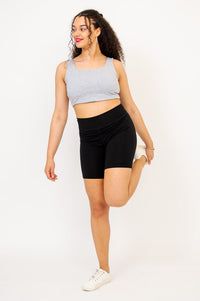 Yoko Bra, Graphite, Cotton - Final Sale