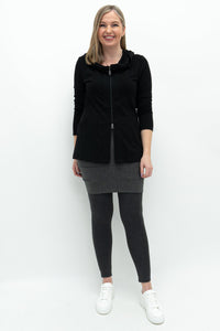 Whistler Skirt, Graphite, Bamboo - Final Sale