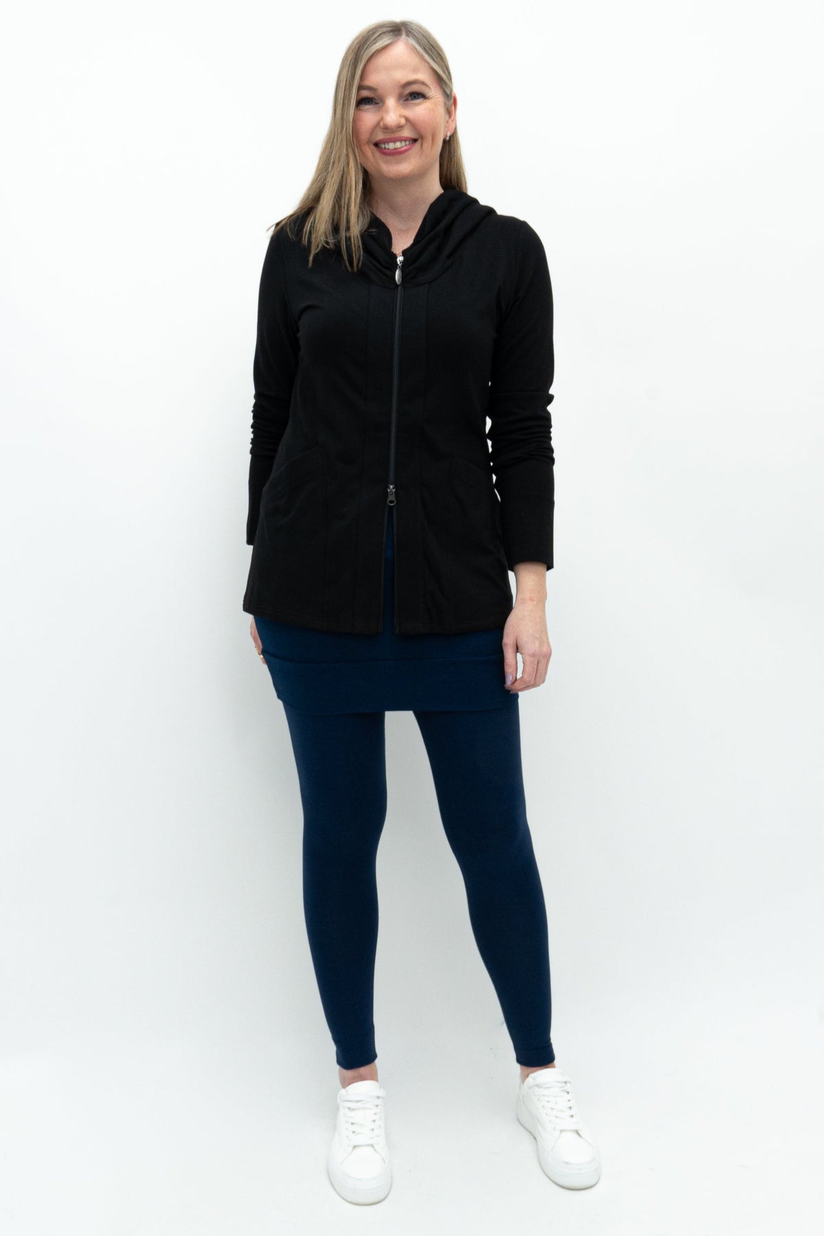 Whistler Skirt, Indigo, Bamboo - Final Sale