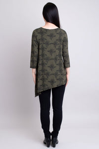 Winnie Tunic, Khaki Azalea, Bamboo  - Final Sale