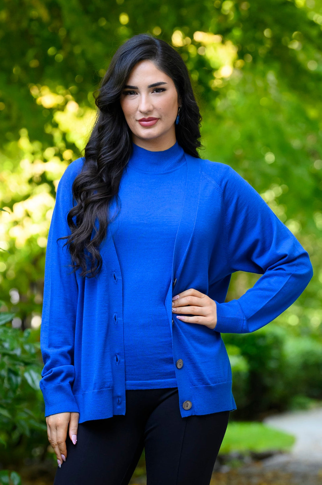 Winslow Sweater, Cobalt, Merino Wool
