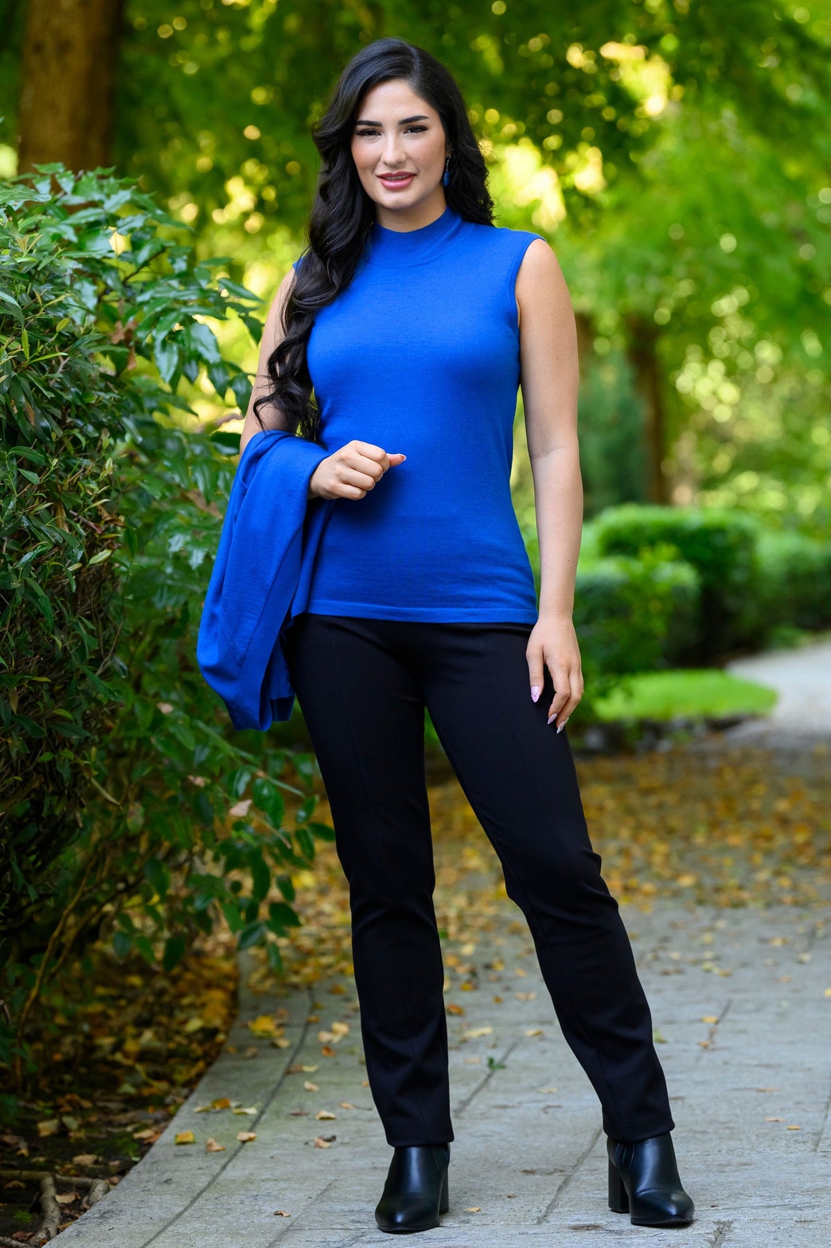 Winslow Sweater, Cobalt, Merino Wool