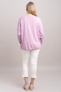Wishes Sweater, Dusty Rose, 100% Merino Wool- Final Sale