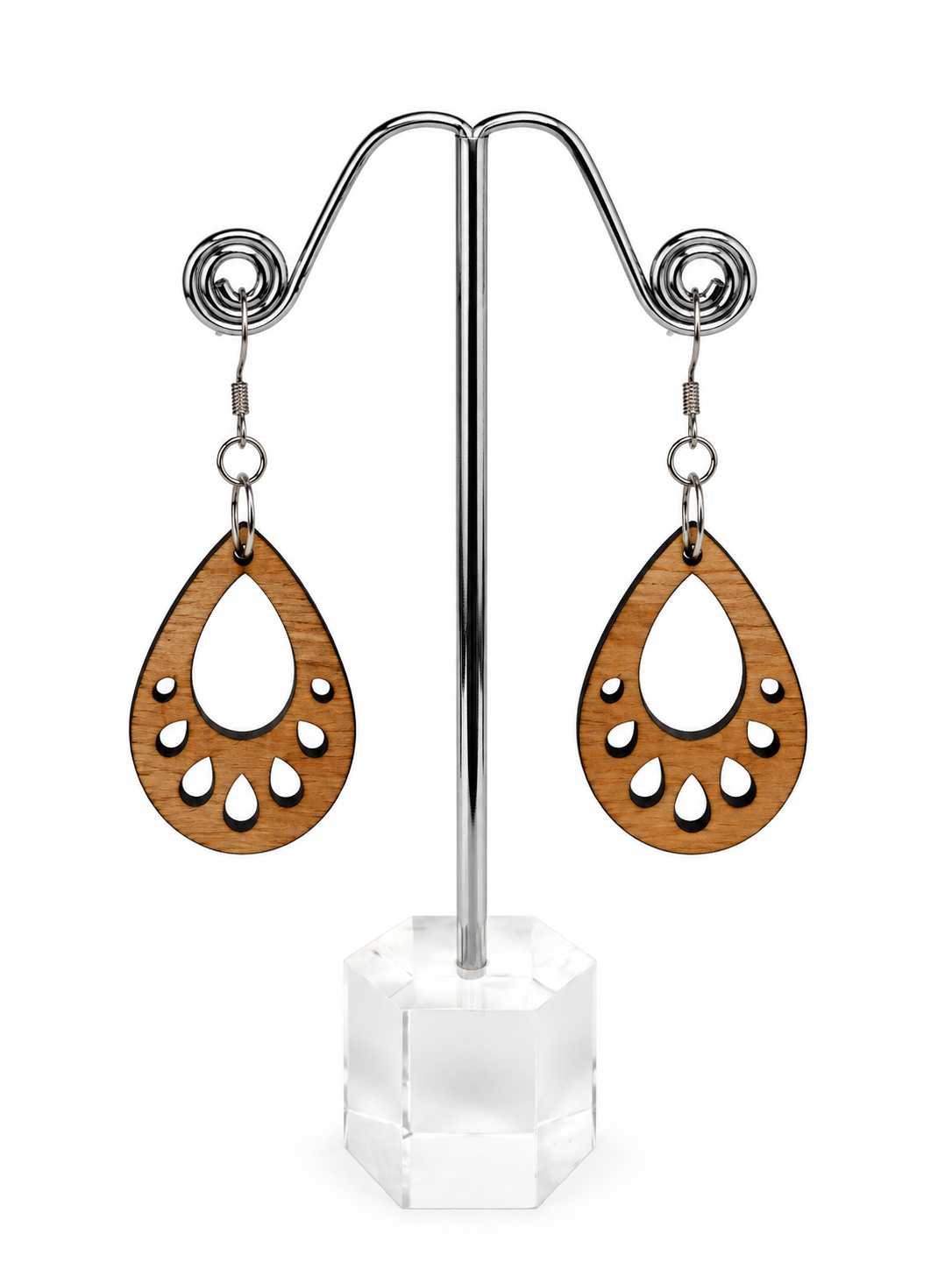 Teardrop Lace Dangle Earrings