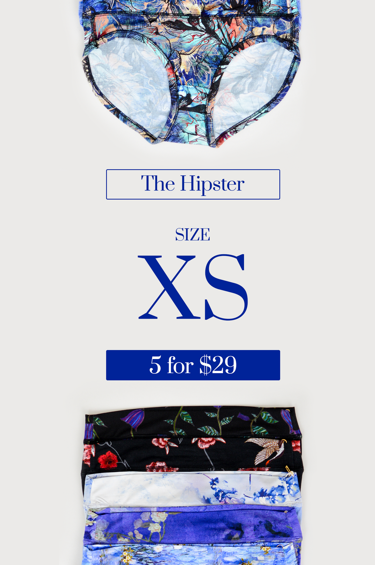 The Hipster Assorted - Size: XSMALL