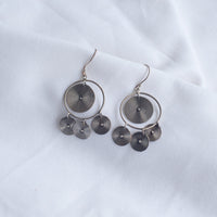 Silver Discs Earrings - Blue Sky Clothing Co