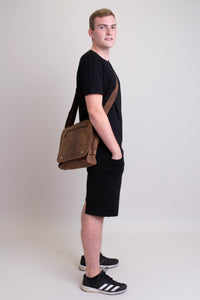 Adrian Klis 2471 Messenger Bag, Buffalo Leather